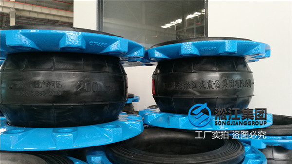 连云港天然气支线管道建设橡胶软管补偿器